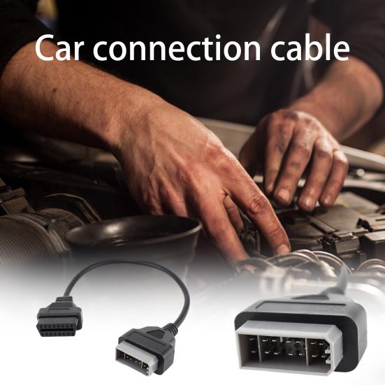 Автомобильный диагностический кабель 14-контактный разъем OBDII 16-контактный женский диагностический кабель для Nissan