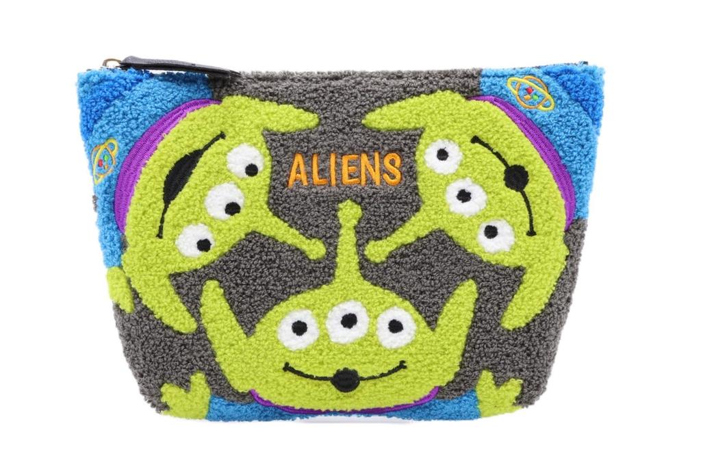 Disney Makeup Bag Gray DPTS-PCH35 Alien/Dark