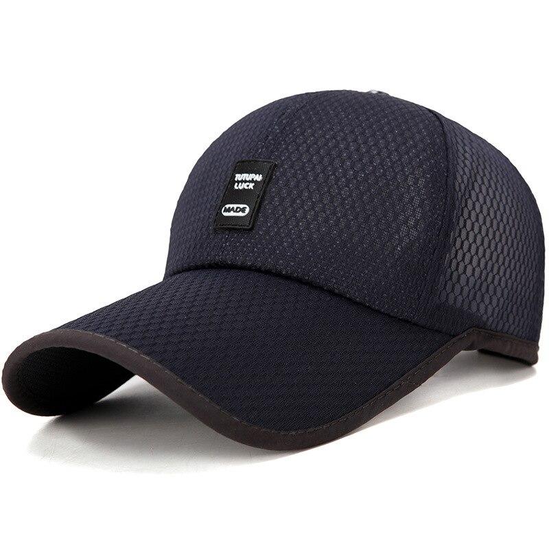 Hat Men Summer Korean Version Mesh Winning Baseball Cap Sun Protection Shade Cap Cap Outdoor Sports Net Cap