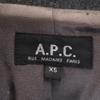 A.P.C. Сделано во Франции Пальто Честерфилд XS серое Двубортное Мужское Б/У
