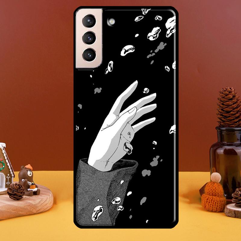 Аниме эстетический черный чехол для телефона Samsung Galaxy S20 FE S21 S22 Note 20 Ultra Note 10 S8 S9 S10 Plus Cover