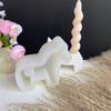 Horse Shape Candlestick Silicone Mold DIY Concrete Cement Plaster Animal Candle Holder Molds Epoxy Resin Candle Stand