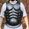 Medieval Roman Greek Muscle Body Armor Cuirass Black