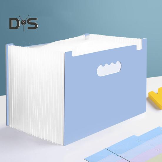 Папка-аккордеон с 25 карманами, водонепроницаемый расширяемый органайзер для документов с цветными этикетками, вертикальный органайзер для хранения документов для домашнего офиса