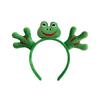 Animal Vegetable Headband Cartoon Frog Plush Hairband Kawaii   Performance
