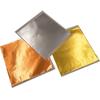 100Sheets 14x14cm Imitation Gold Silver Foil Paper Leaf Gilding DIY Art Craft Paper Birthday Party Wedding Cake Dessert Decorations