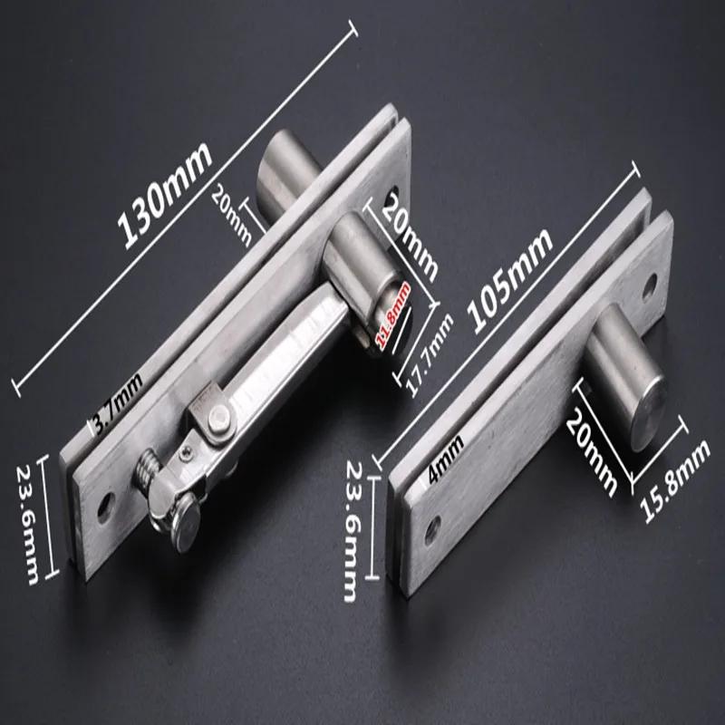 1PC Stainless Steel Pivot Heavy Duty 360-degree Rotating Shaft Wooden Door Hinge Shaft Murphy Positioning Door Shaft Hidden Axis