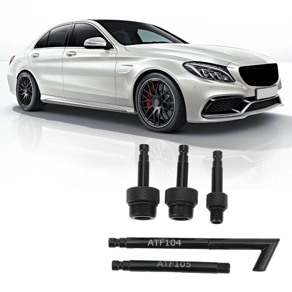 5PCS Black ATF Filler Adapter Automatic Transmission Fluid Adapter Automatic Transmission Service