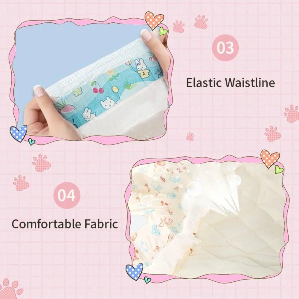 10 шт. Непромокаемые менструальные трусы для собак, хлопковое нижнее белье для питомцев, подгузник, для собак женского и мужского пола