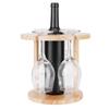 Holds One Bottle Wine Glass Holder Holds Six Glasses Wine Bottle Holder Wooden Wine Rack  Bar
