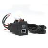 Совместимо с моделями Volkswagen POLO 04-11: Розетка с быстрой зарядкой USB QC3.0C + Type-C.