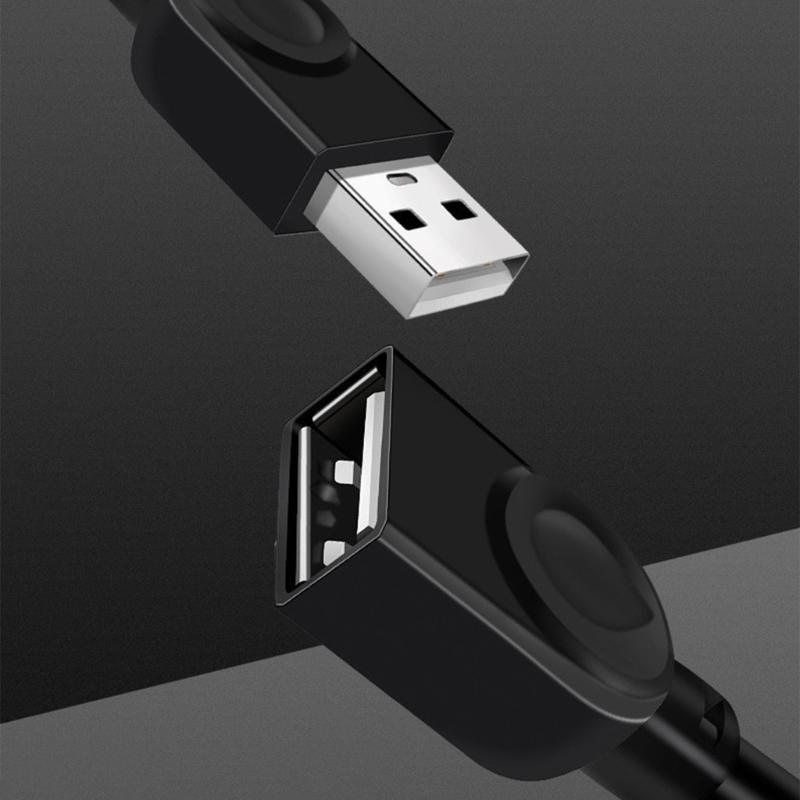 Высокоскоростной USB 3.0 удлинитель 5 Гбит/с, разъем папа-мама, кабель для передачи данных для компьютерной мыши, ноутбука