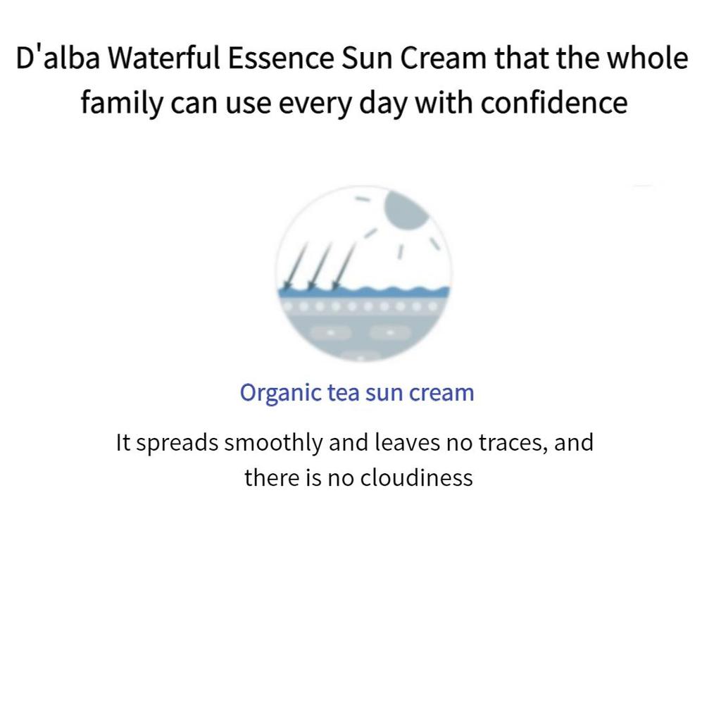 d'Alba Солнцезащитный крем Waterfull UV Essence 50 мл SPF50+ Солнцезащитный крем