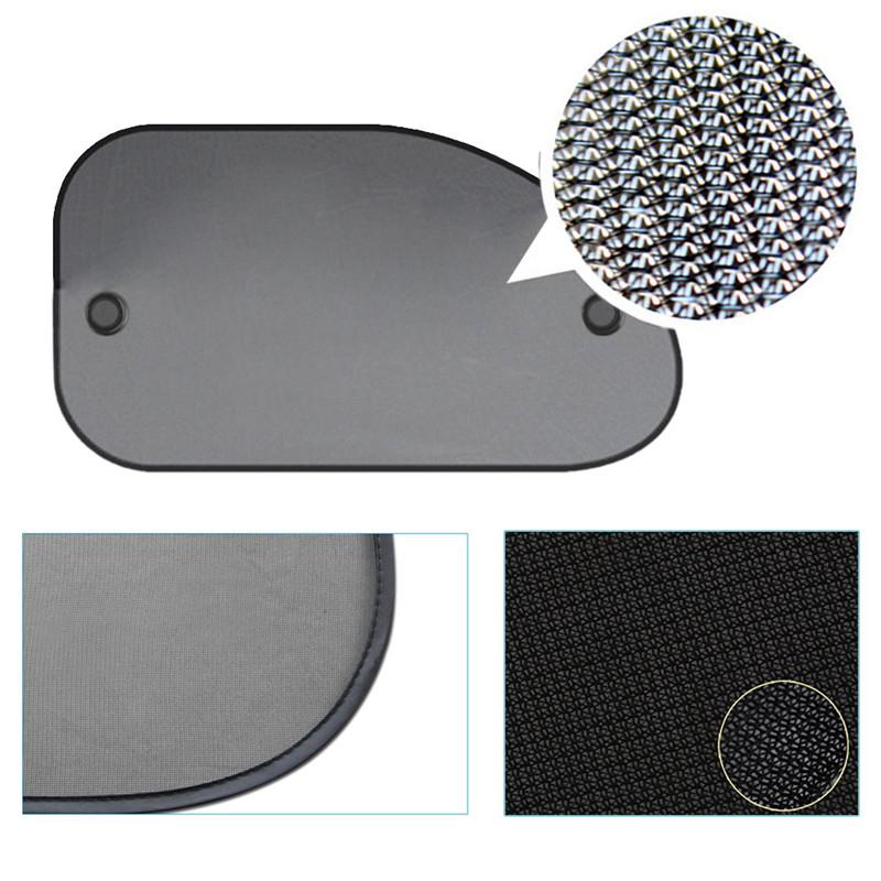 2 шт., черный боковой солнцезащитный козырек для автомобиля, солнцезащитный козырек на заднее окно автомобиля, сетчатый козырек, экран, интерьер, анти-УФ-автомобиль