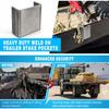 Welded Stake Pocket for Stakes - Trailer Truck Bed Socket Bracket