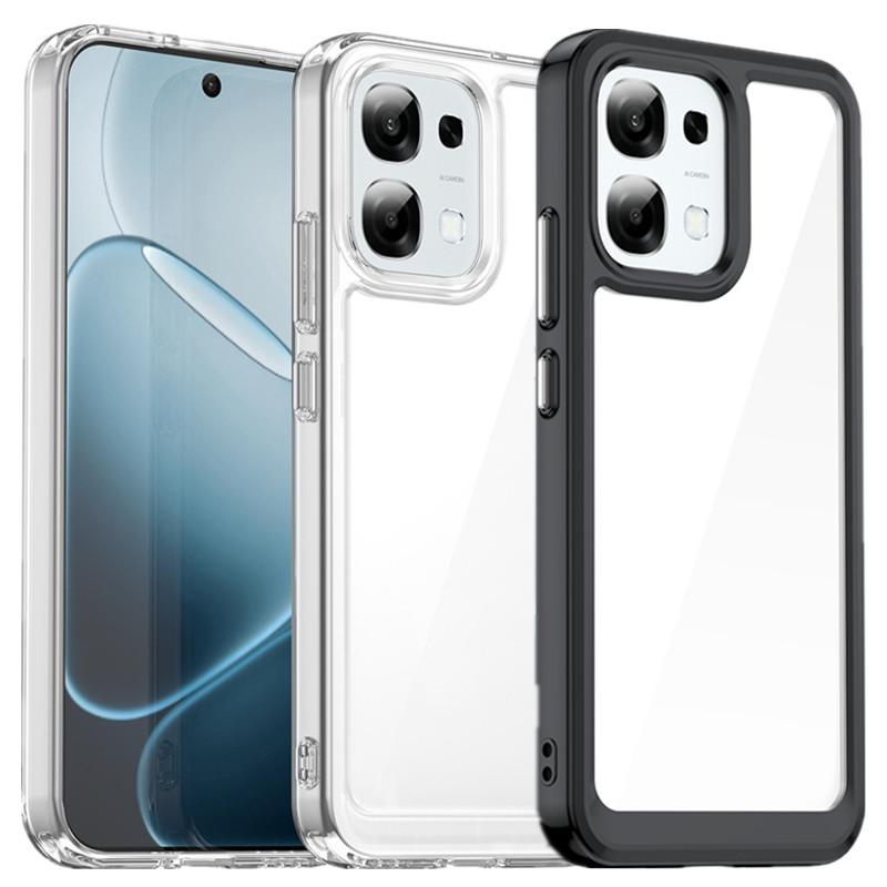 Прозрачный цветной ТПУ чехол для телефона OPPO A6 Pro A6x A6s 5G Защитная рамка Fundas Coque Capa