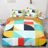 Geometry Graphics Duvet Cover Set King Queen Twin Size For Teens Adults Bedding Set Polyester Comforter Cover With Pillowcase