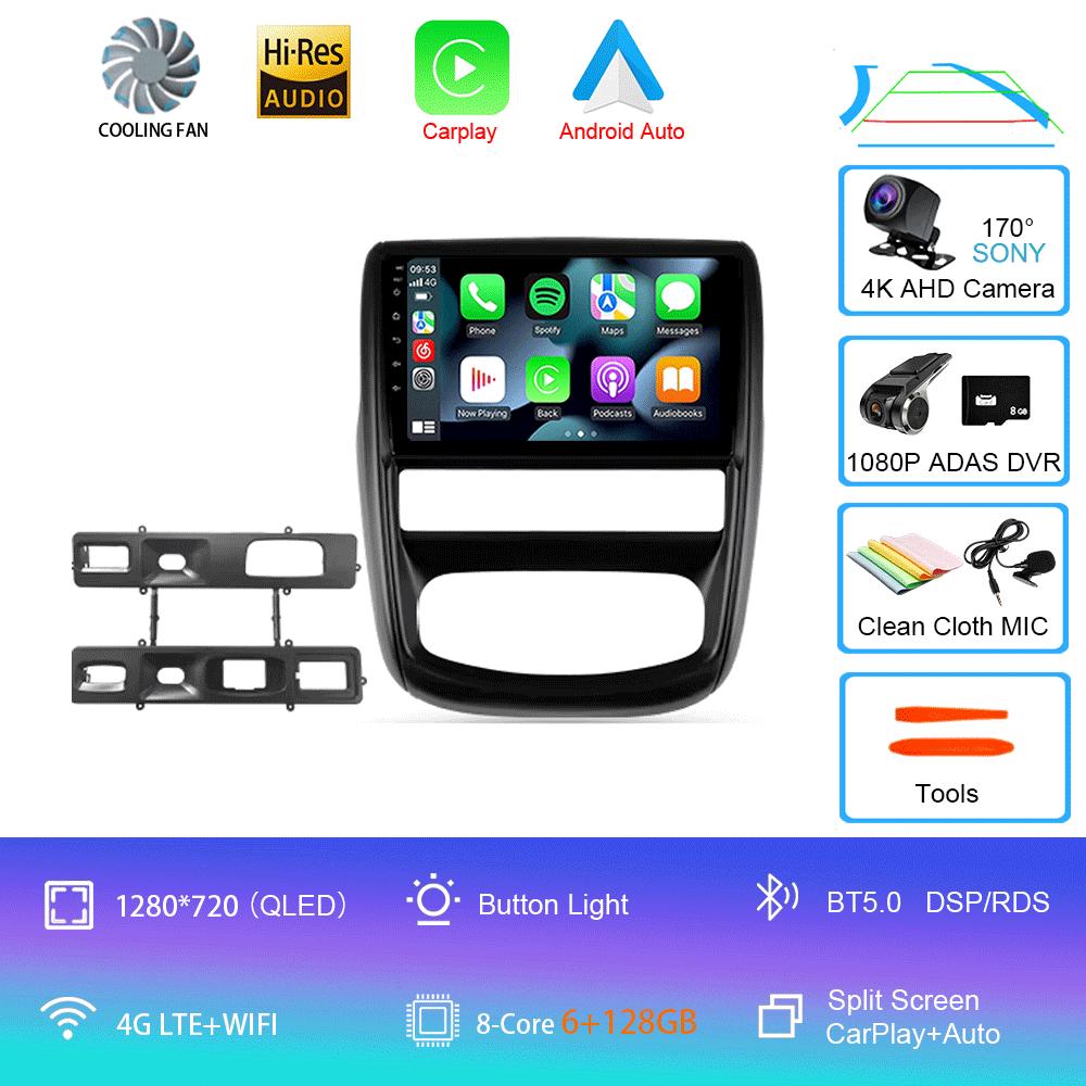 Автомобильное радио Android 14 для Renault Duster 1 2010 - 2015 для Nissan Terrano 2014 - 2020 Навигация GPS Мультимедийный проигрыватель Стерео BT