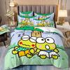 Cartoon Children'S Animation Bedding Three-Piece Set 3D Digital Printing Quilt Cover