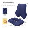 Orthopedic Coccyx Cushion for Hemorrhoid Relief, Pregnancy, and Fracture Support with Back and Hip Comfort