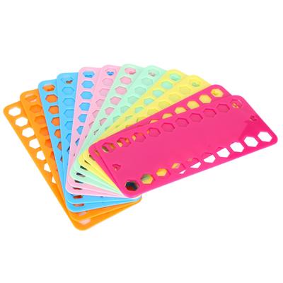 12 шт. Органайзер для ниток для вышивки крестом, пластиковая доска для намотки ниток на шпульки мулине с 20 отверстиями