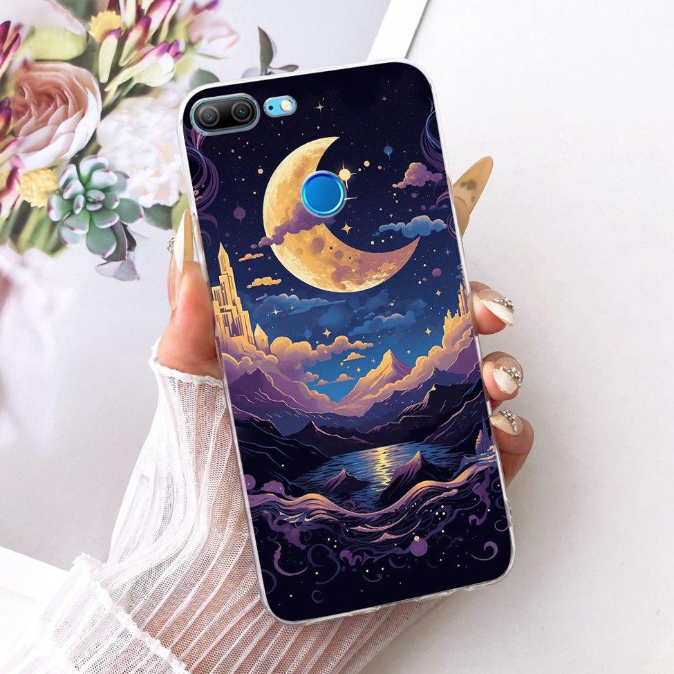 Transparent For Honor 9Lite LLD-L11 LLD-L21 Casing For Honor 9 Lite Case Cover Luxury Fashion Butterfly Funny Cute Painted