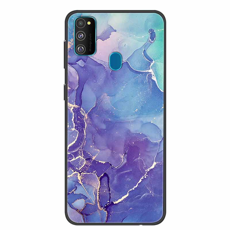 Чехол для Samsung Galaxy M21 Мягкий ТПУ Силиконовая Задняя Крышка для Galaxy A21S M30S M31 M 21 M21S M31S Чехлы для Телефонов Черные Оболочки Coques