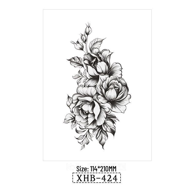 3D реалистичные временные татуировки-наклейки с изображением бабочек, тигров и змей