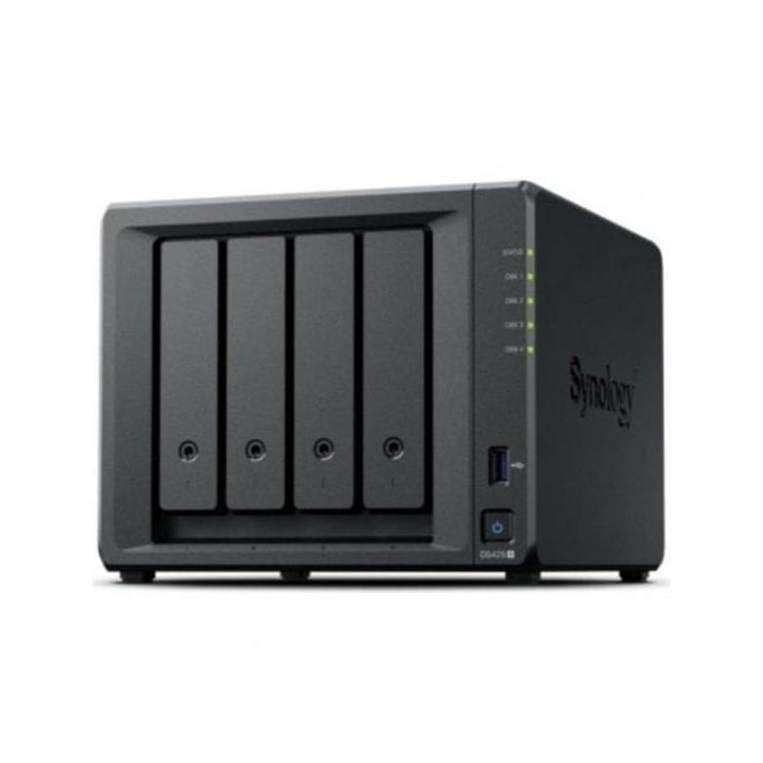 Servidor NAS Synology DS425+ 4 Bahías 6GB DDR4 2.5GbE M.2 NVMe Torre
