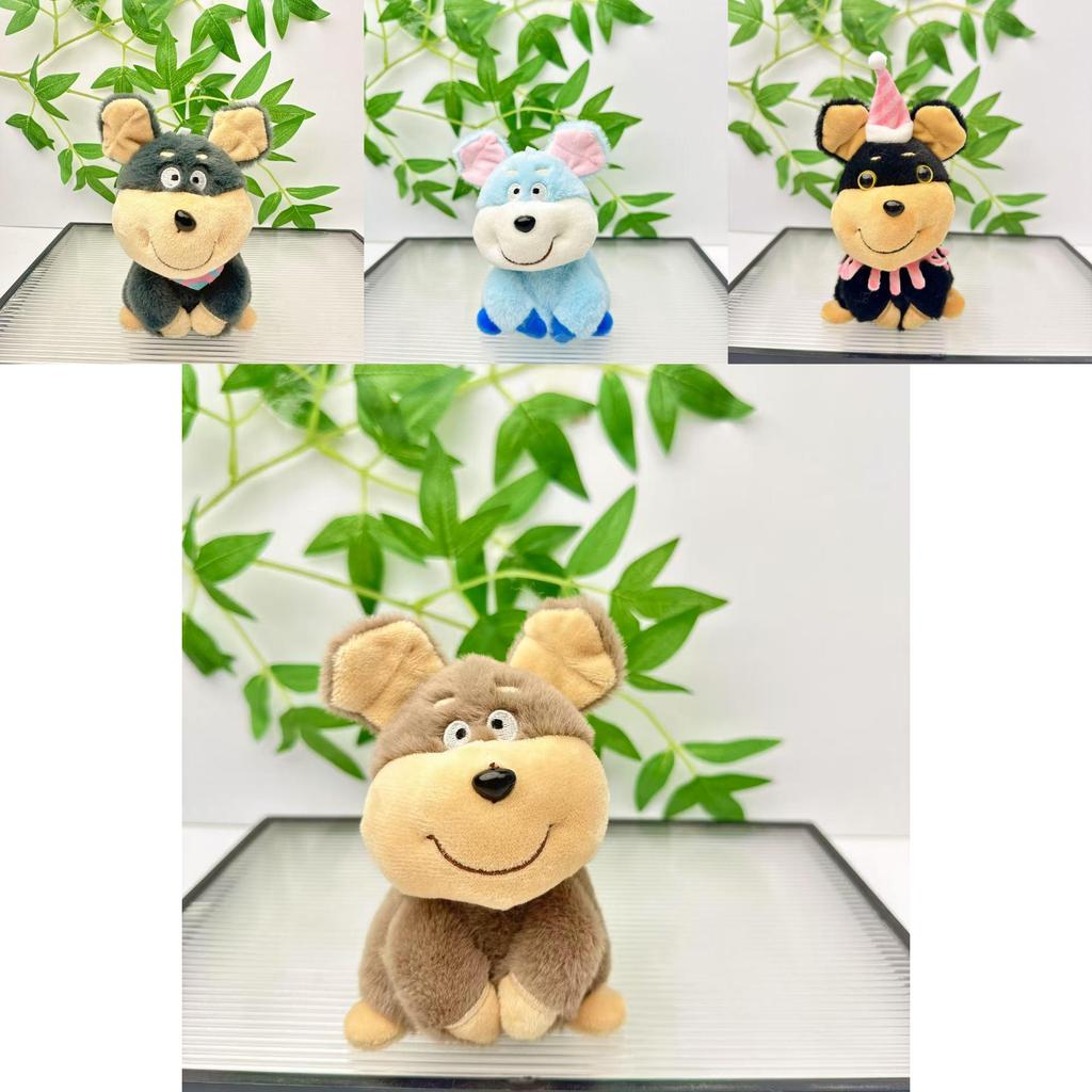 Plush Bee Dog Keychain With Soft Short Pile For Bag Decor And Collectible Gift