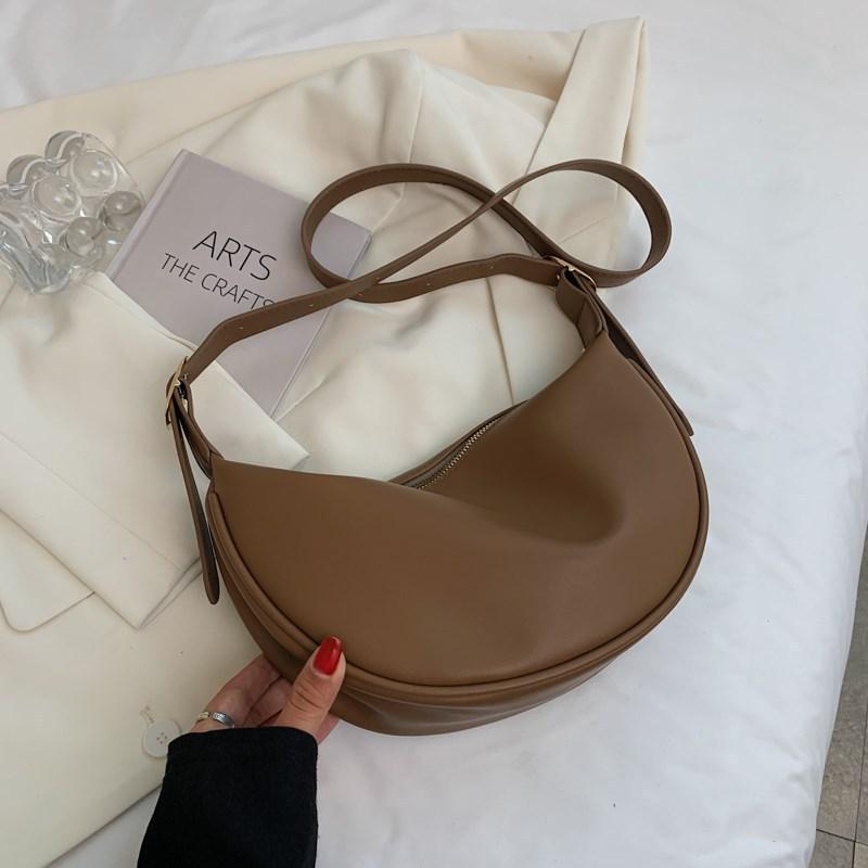 Женская сумка-полумесяц 2025 года с пельменями: Модный корейский дизайн, повседневная модная сумка-мессенджер