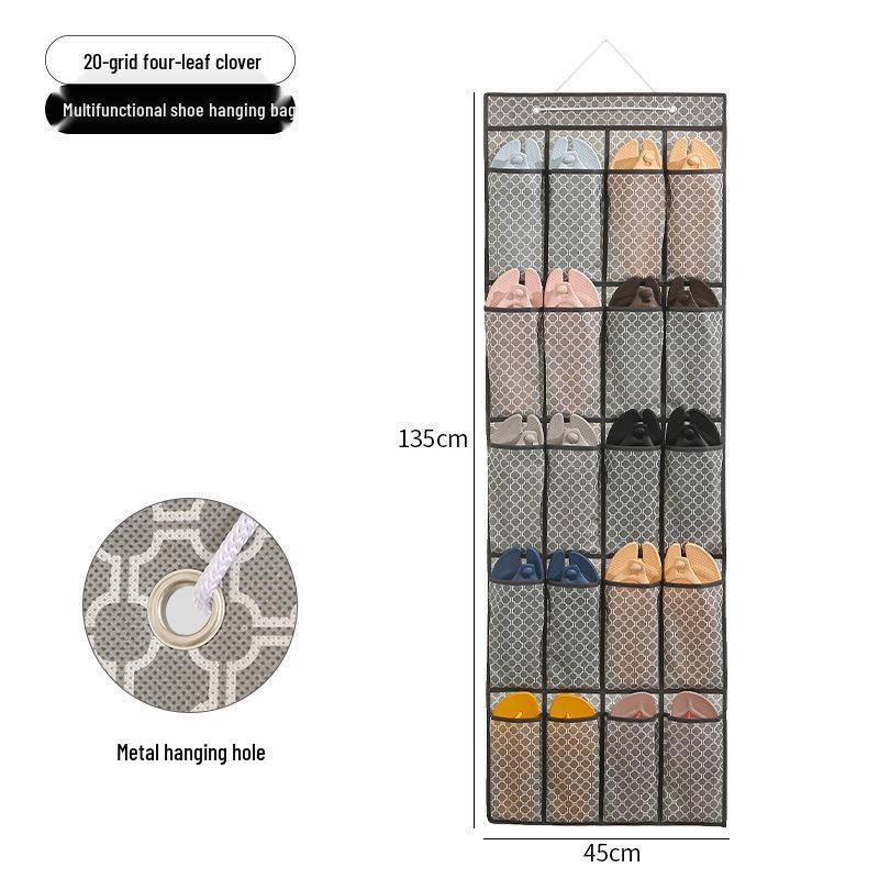 Over-the-Door Multi-Layer Shoe Hanging Organizer for Dorms
