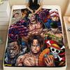 1PC One Piece Patterned Flannel Blanket Suitable For All Seasons For Home Decor Warmth And Comfort Gifts Holiday Present