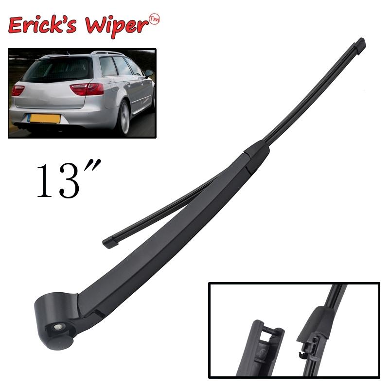 Erick's Wiper 13" Rear Wiper Blade & Arm Set Kit For Seat Exeo ST 3R5 2008 - 2013 Windshield Windscreen Tailgate Window Brush
