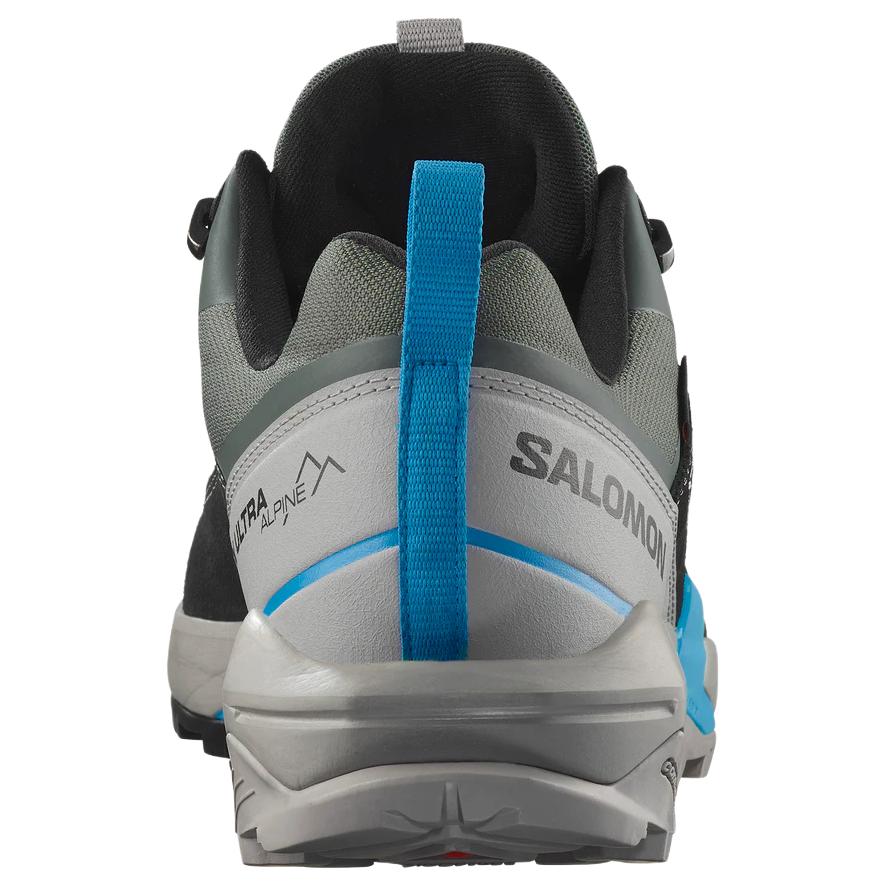 SALOMON X Ultra Alpine Кожа Мода Удобная Амортизация Водонепроницаемая Поддержка Низкий Верх Походная Обувь Мужская Походная Обувь Серо-Синяя 478149