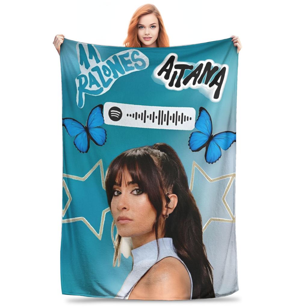 Aitanaed  Album  Blanket Cover Flannel Lightweight Thin Throw Blankets for Bedroom Sofa Bedroom Quilt