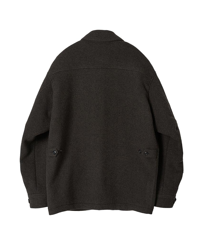 Roughside Wool Cruiser Jacket Dark Brown