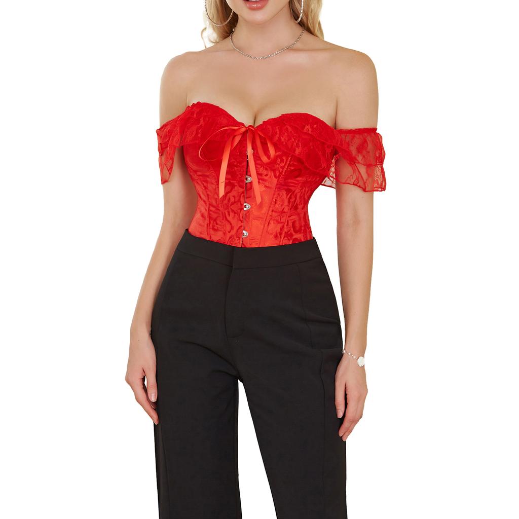 Женский кружевной корсет, утягивающий талию, тонкий, с завязками, сексуальный, цветочный, свадебный пояс для вечеринки