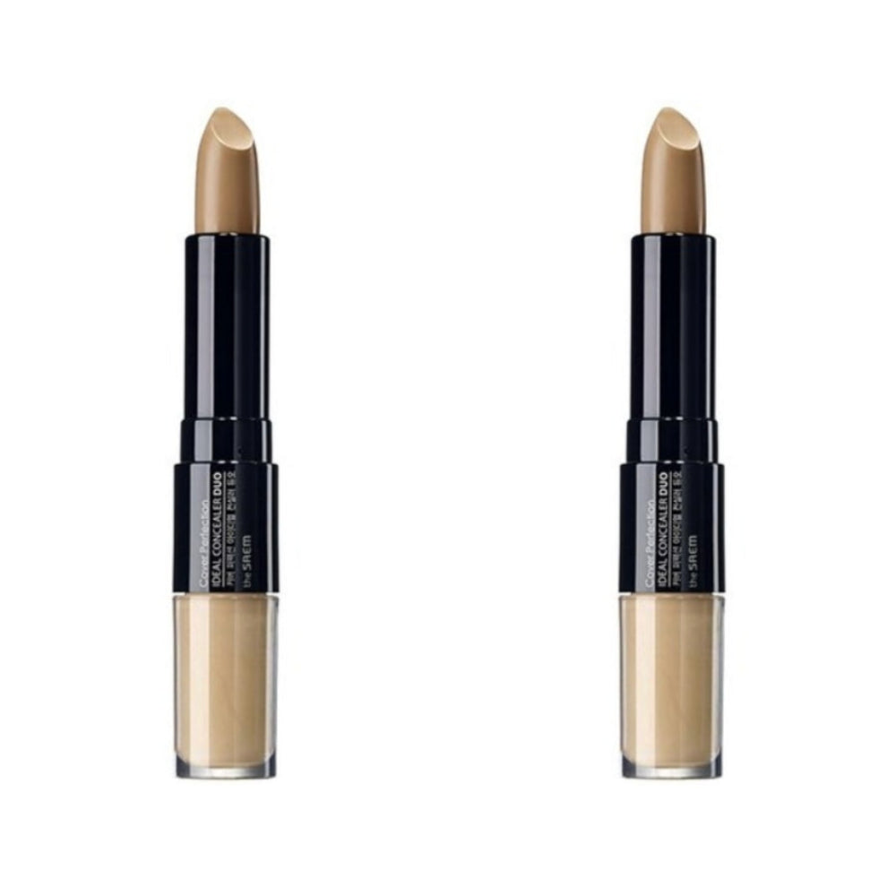 THE SAEM Cover Perfection Идеальный консилер Duo 4,5 г + 4,2 г