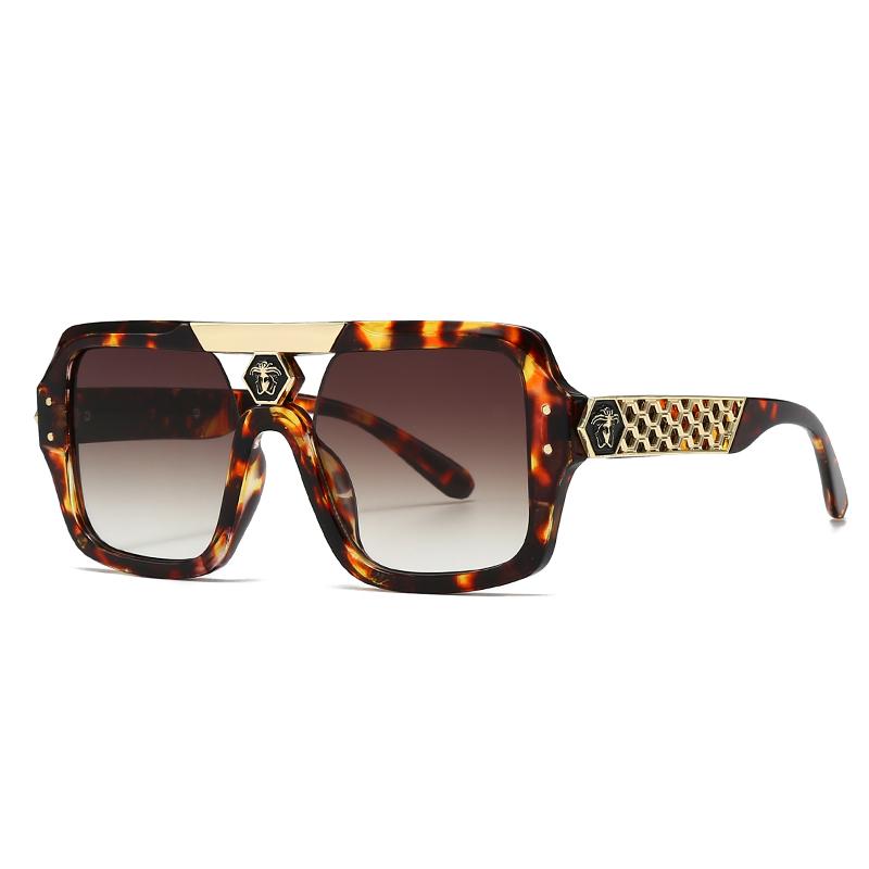 Export New Modern Retro Large Frame Men'S Sunglasses Ins Style Street Photography Big Brand Ink Lh215