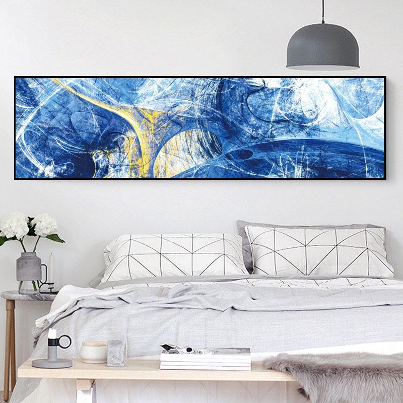 Современная абстрактная картина маслом на холсте, постеры и принты, настенная живопись, абстрактная линия, картина для декора гостиной, без рамки