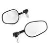2Pcs Motorcycle Rearview Mirrors Universal Rear View 7 8in 22mm Handlebar CNC Aluminium Alloy