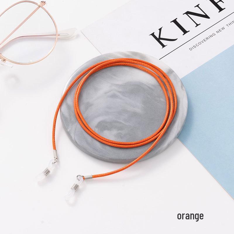 Корейская мода Цветной вощеный шнурок для очков и солнцезащитных очков Противоскользящий шейный ремешок