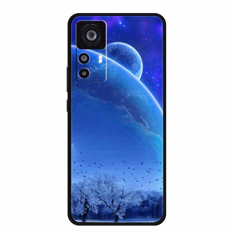 Для Xiaomi 12T Pro 6.67" Чехол Модный Мягкий Силиконовый Задняя Крышка С Рисунком Для Xiaomi Mi 12T Чехол Для Телефона Защитный Черный Корпус Coques