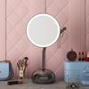 LED Makeup Mirror Female Student Dormitory Ins Wind Internet Celebrity Night Light Mirror Dual-purpose Intelligent Fill Light Desktop Charging