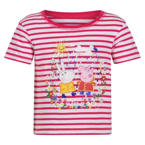 Regatta Childrens/Kids Peppa Pig Stripe T-Shirt