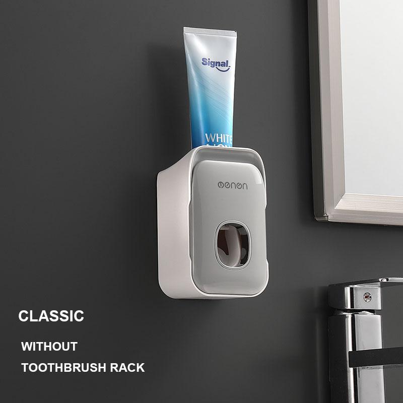 Автоматический дозатор зубной пасты, держатель для зубных щеток, настенное крепление, стеллаж для хранения зубных щеток, соковыжималка для зубной пасты