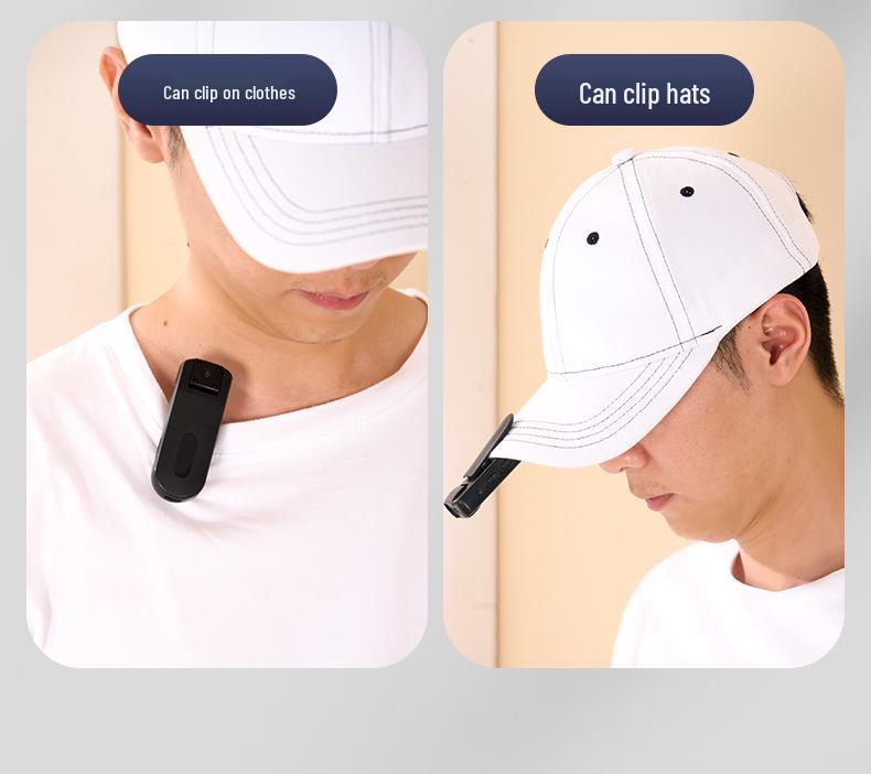 WiFi-камера с клипсой для крепления и диктофон - Мобильное/Конференц-шумоподавление, Видеосъемка с защитой от дрожания для домашних животных/спорта, Запись фото и аудио.