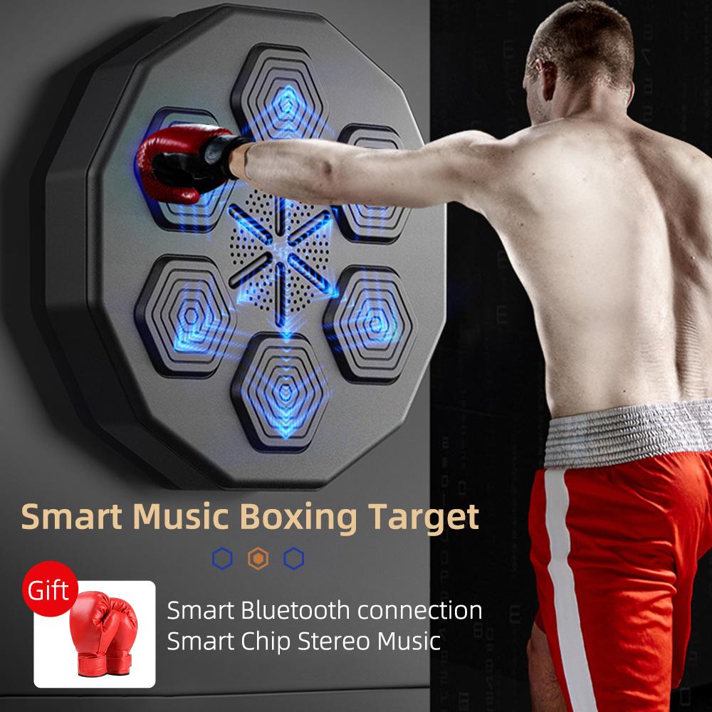 Intelligent Music Boxing Trainer Electronic Boxing Practice Wall Target Boxing Machine Home Wall Hanging Sanda Sandbag Kid Adult