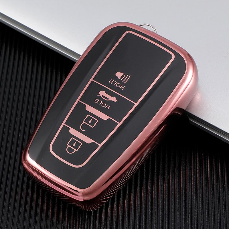 Fashion Colorful TPU Car Remote Key Case Cover Shell Fob For Toyota Corolla Prius Camry CHR C-HR RAV4 Altis Land Cruiser Prado Keyless